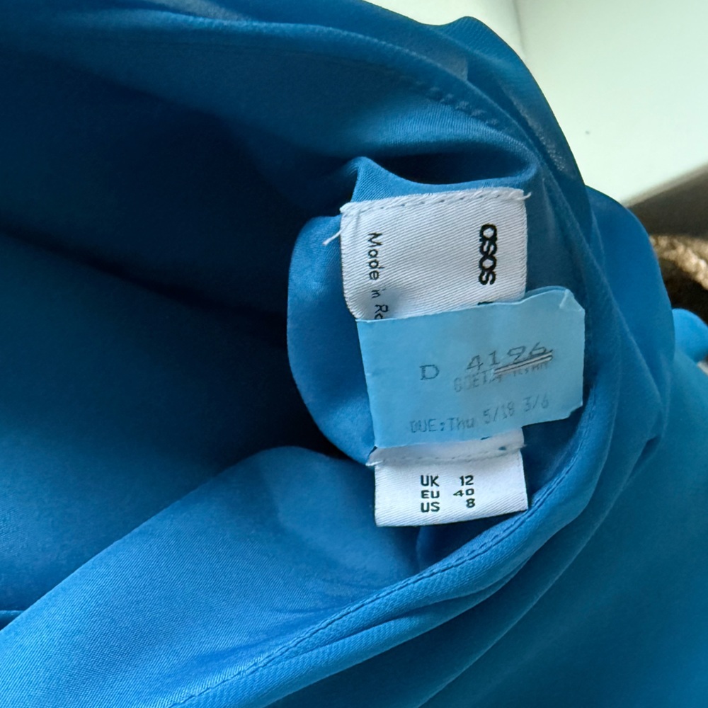 ASOS Blue Mini Dress - Picture 5 of 5